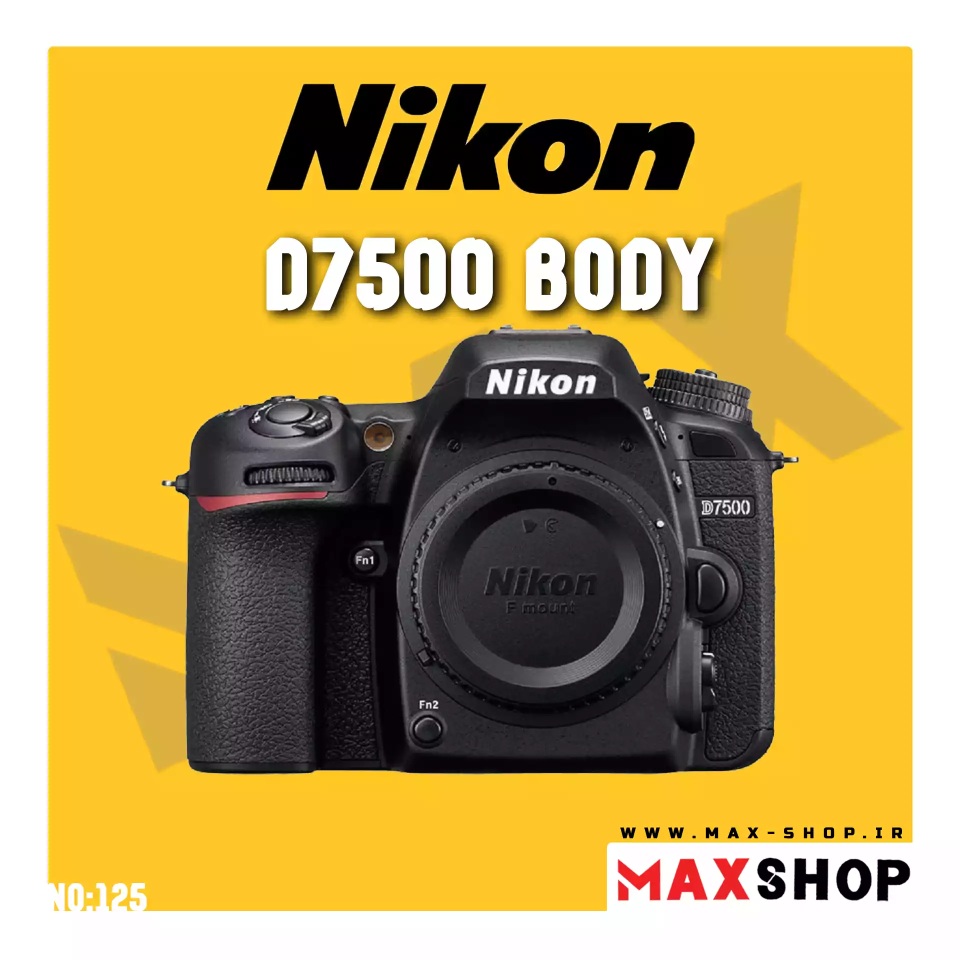 دوربین  حرفه ای نیکون |  Nikon D7500 body دست دو